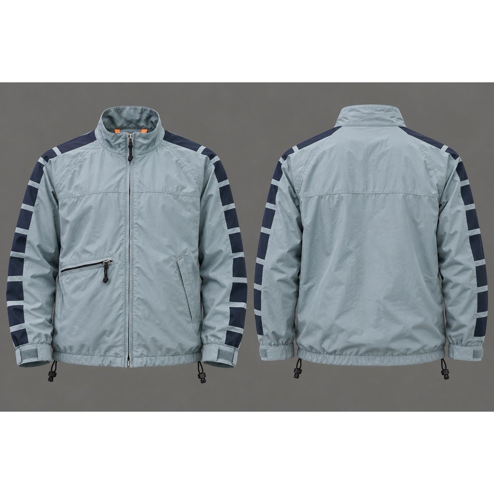Burton Snowboards BioLight MIT& DELFY Insulated Jacket Mens large Blue full Zip